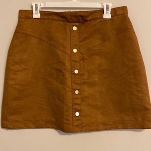 H&M button mini skirt